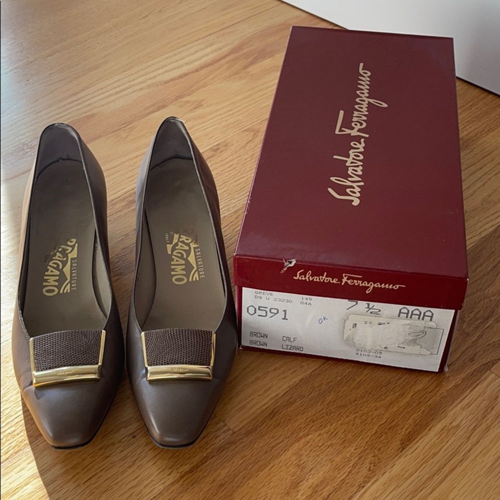 Salvatore Ferragamo Vintage Greve Shoe